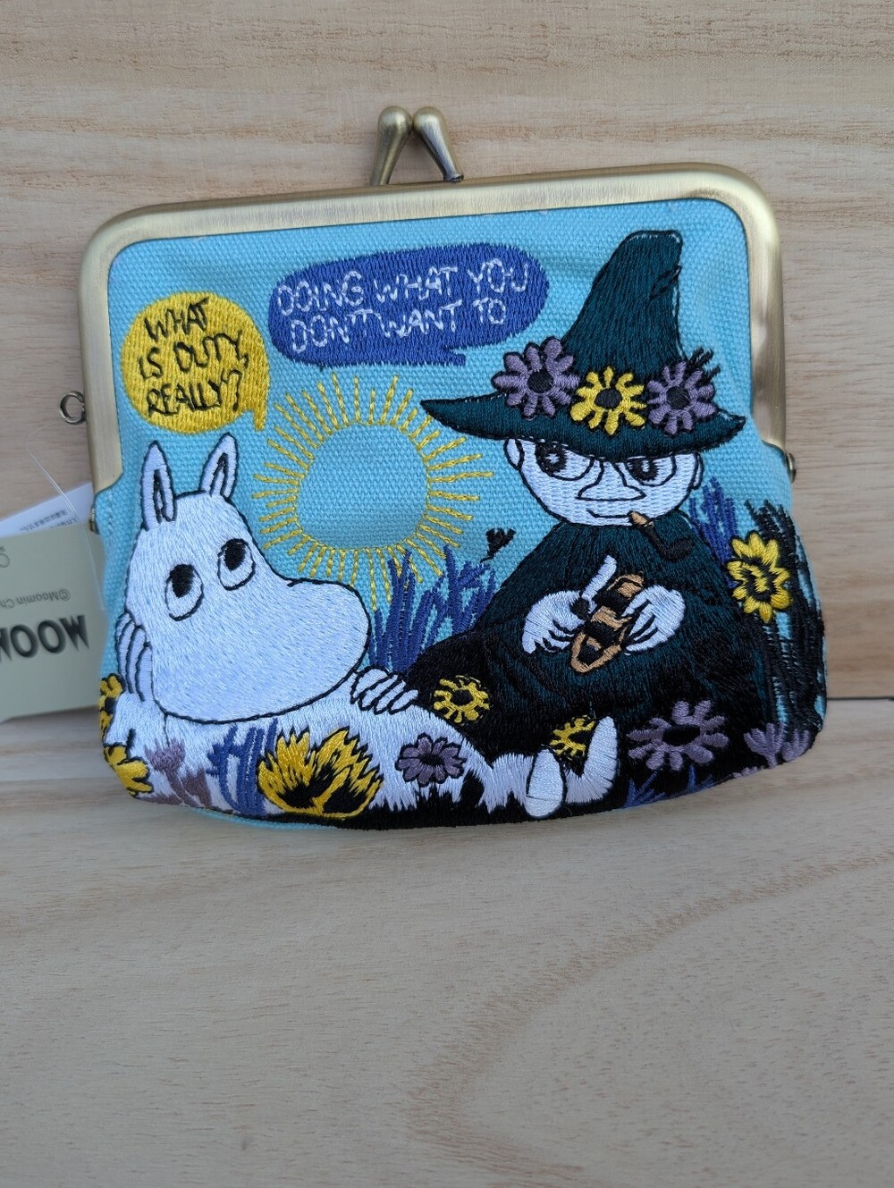Snufkin Moomin Coin Purse Nwt New With Tag Wallet Clutch 1 Wallet